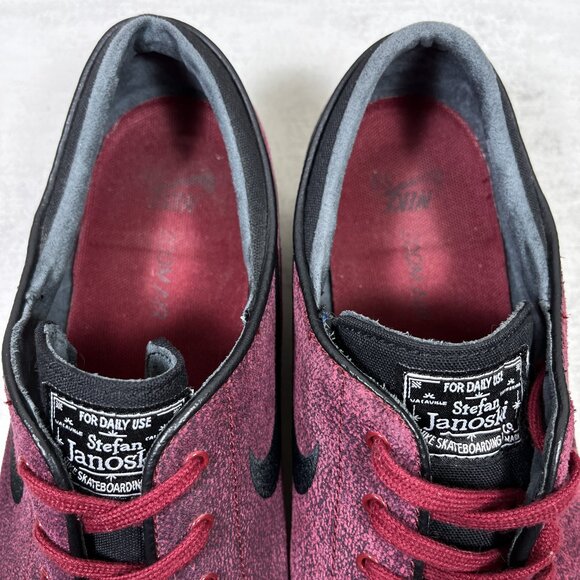 Nike SB Stefan Janoski Sneakers - Men's Size 11 - Black Red - Picture 8 of 10